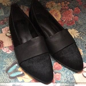 Rachel Comey black calf hair loafers -size 8